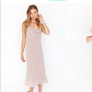 Show me your Mumu Verona cowl dress